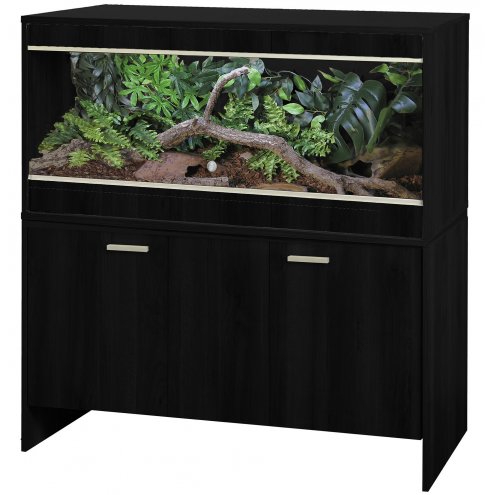 VivExotic Repti Home (AAL) Black Vivarium With Cabinet 120cm/3.94ft