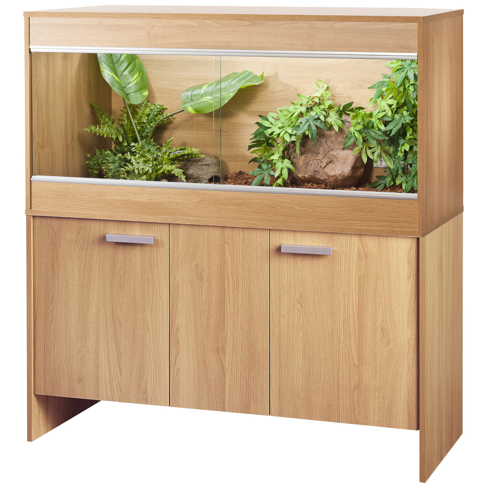VivExotic Repti Home (AAL) Oak Vivarium With Cabinet 120cm/3.94ft