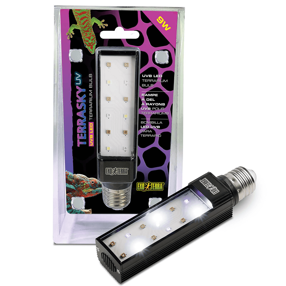 Exo Terra TerraSky UV UVB LED Terrarium Bulb 9W