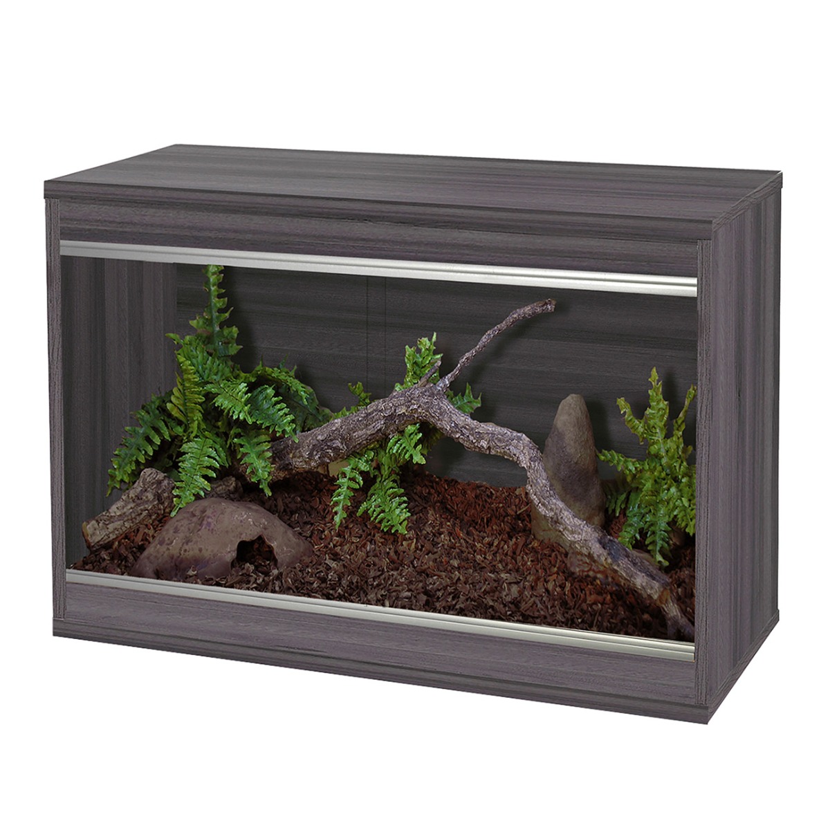 VivExotic Repti Home Small Grey Vivarium 57.5cm/1.89ft
