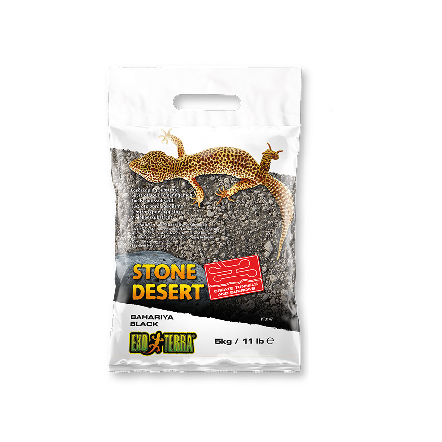 Exo Terra Stone Desert Substrate Black
