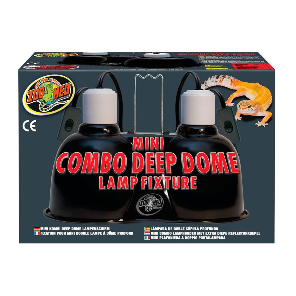 Zoo Med Mini Combo Deep Dome Lamp Fixture