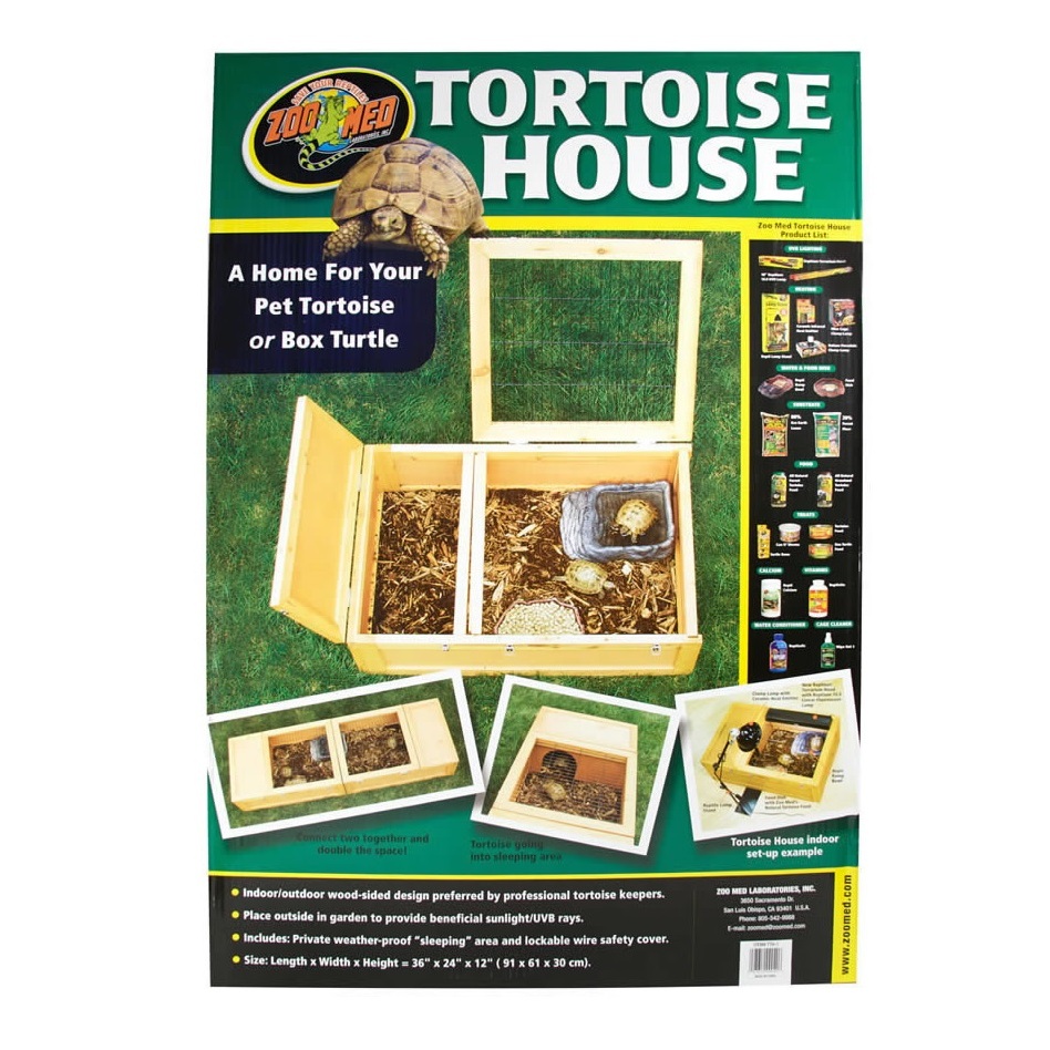Zoo Med Tortoise House - 94 x 63.5 x 33cm